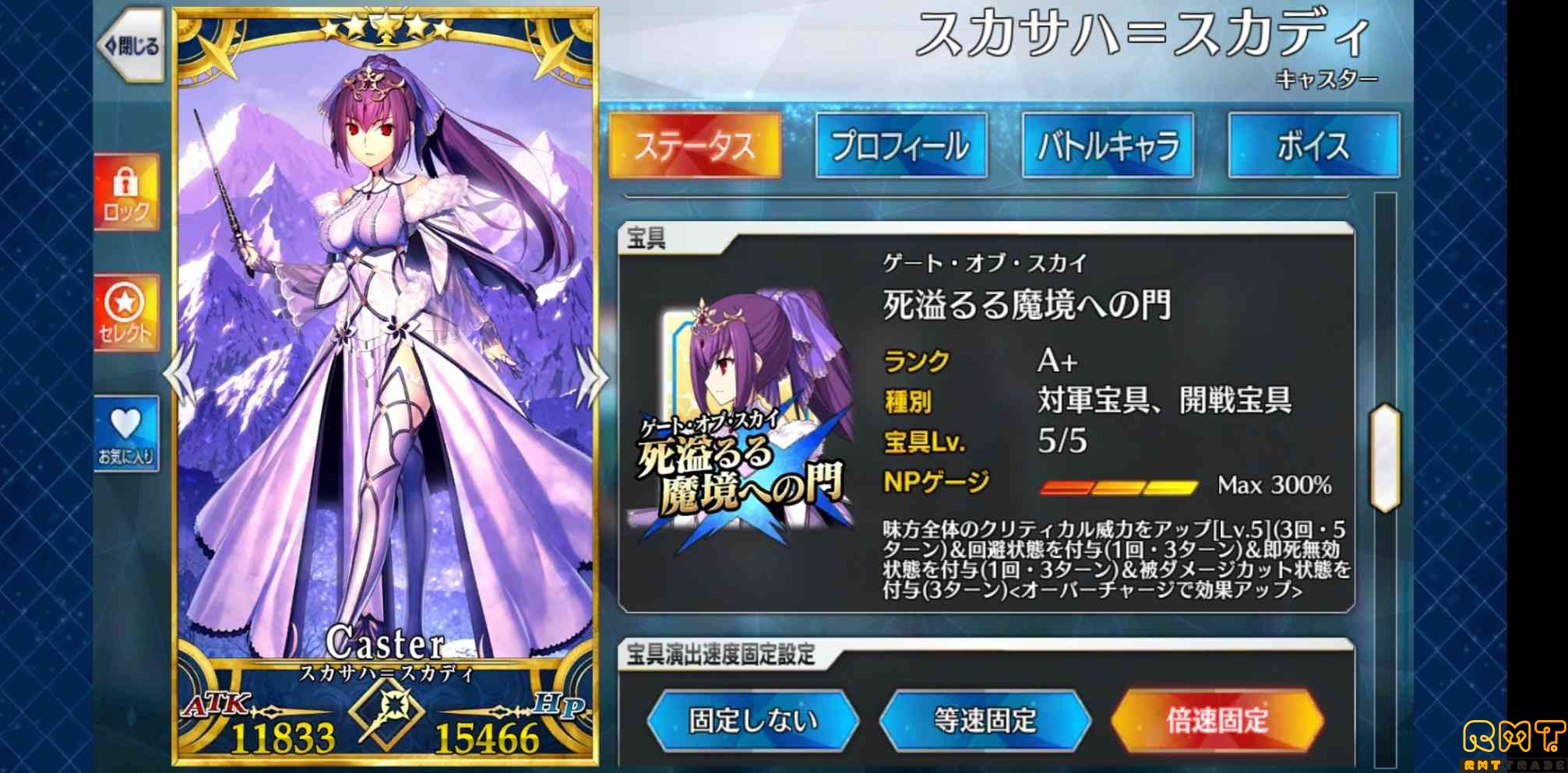 スカディ宝具Max