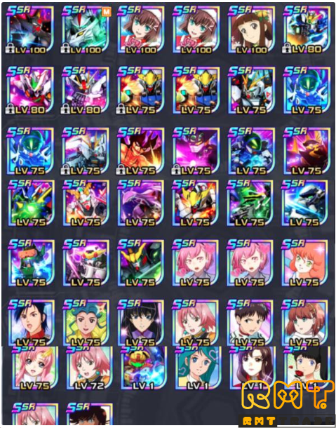 超強力！サイフラッシュ&ダブルトマホークダークネス等Lv100パーツ5個含むSSR44個