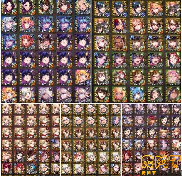 ぶっ壊れ覇王化10スキル呂布[虎牢関の飛将]やガチャ産エリザベス含む135体以上の星5共存の初期垢！